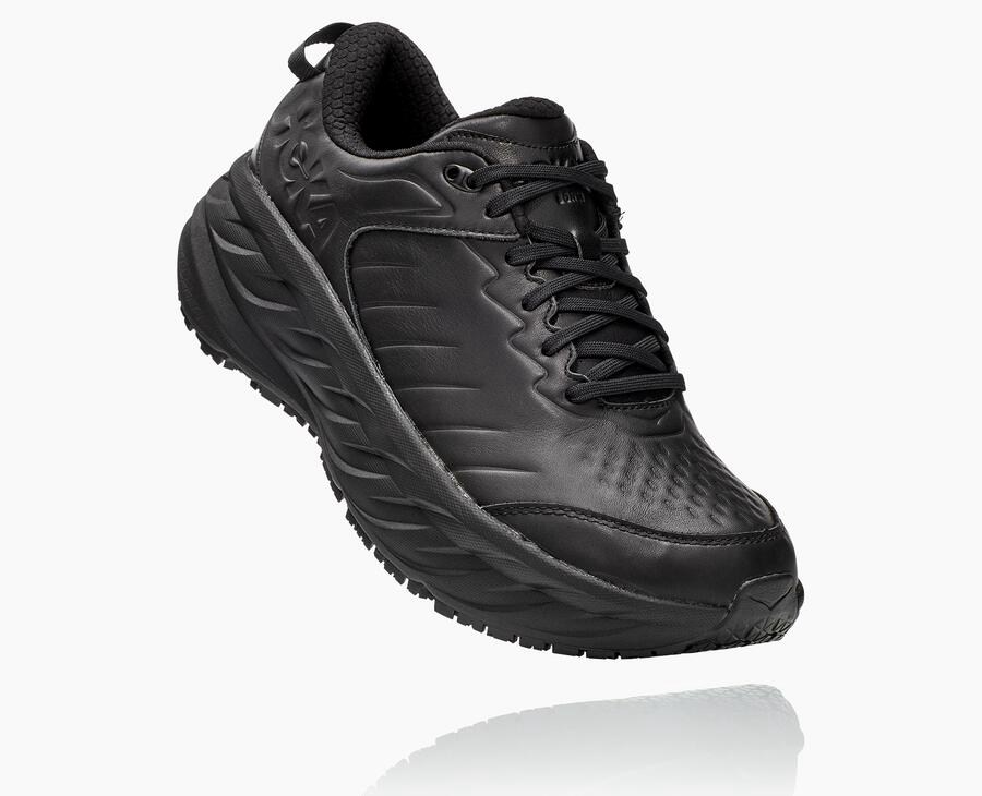 Hoka One One Mens Running Shoes - Bondi Sr - Black - RYVB69718